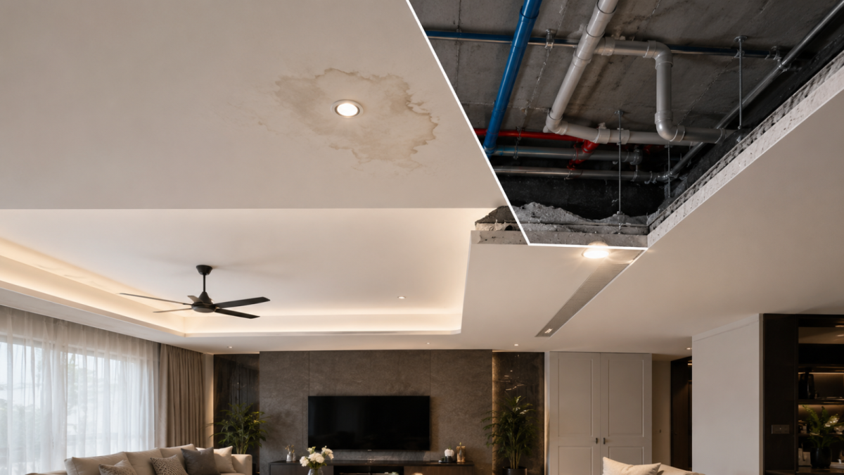 A Beautiful Ceiling Can Hide a Future Leak Problem