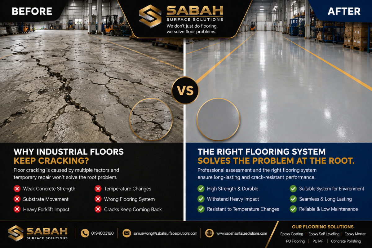 Why Industrial Floors Keep Cracking?