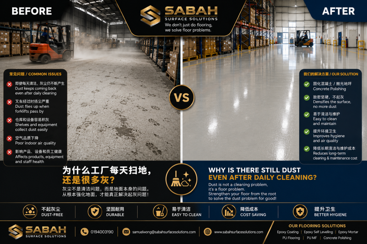 Why Is Your Factory Floor Still Dusty Even After Daily Cleaning?