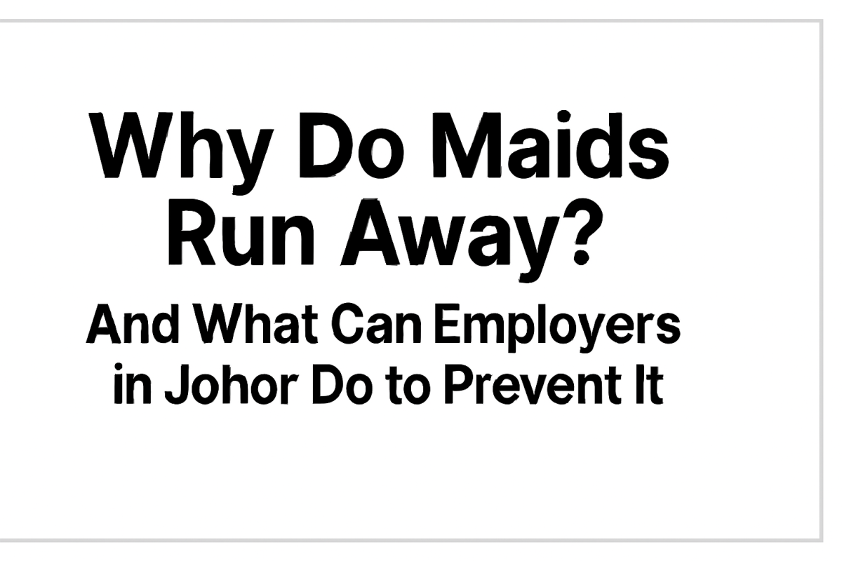 Why Do Maids Run Away? And What Can Employers in Malaysia Do to Prevent It?
