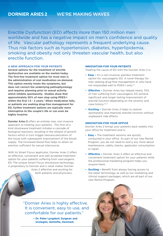 LOW INTENSITY EXTRACOPOREAL SHOCKWAVE