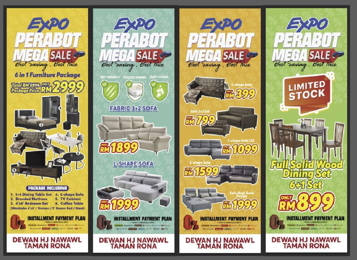 Home Improvement Deals: Massive Furniture Expo Unveils Comprehensive Savings at Dewan Hj Nawawi