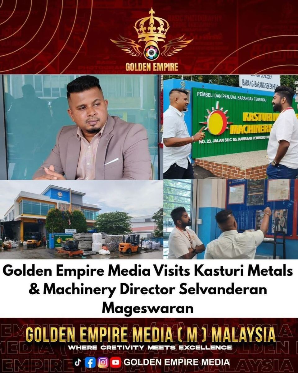 Golden Empire Media Visits Kasturi Metals & Machinery