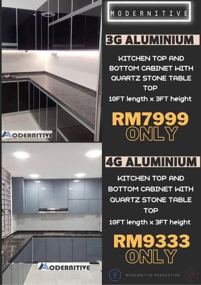 2026 Carpentry Works Furniture and Aluminium Cabinet Promotion
