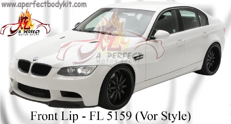 BMW 3 Series E90 Vor Style Front Lip For M3 Bumper 