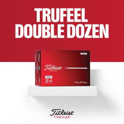 2026 TITLEIST TRU FEEL GOLF BALLS AVAILABLE NOW IN WHITE OR YELLOW COLORS!