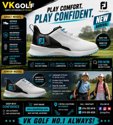 2026 Junior Shoes Size 1 to Size 6 unleashed at VKGolf