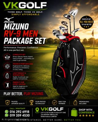 Restock Promo on Mizuno RV9 Mens Complete Set