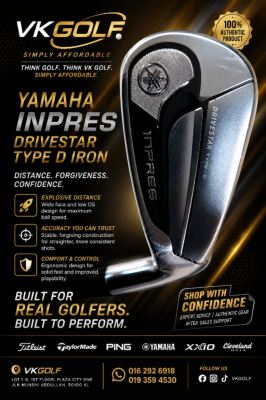 Massive stock just arrived - Yamaha Drivestar Inpress Graphite Irons in R & SR Flex!