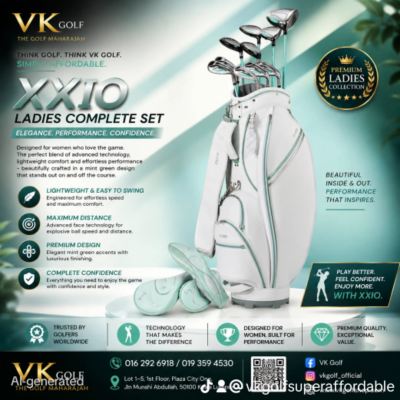 Full set womens XXIO 14 Ladies -MP1400 TEAL MINT

