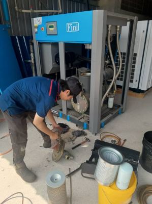Service 50 HP FINI Air Compressor SR-1050
