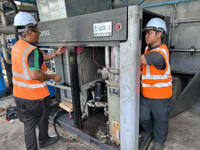Modification Kobelco Air Compressor 