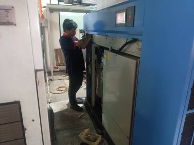 Service Mitsui Seiki Oil Free Air Compressor 