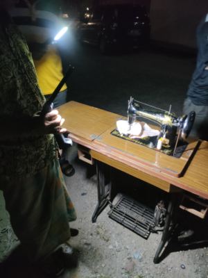 SECOND HAND ANTIQUE SEWING MACHINE