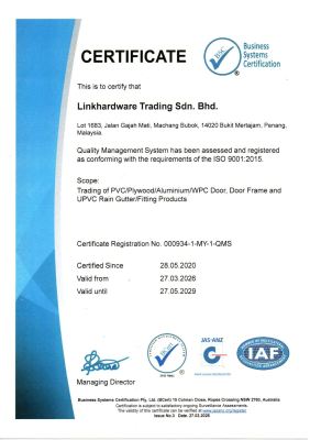ISO CERTIFICATE 