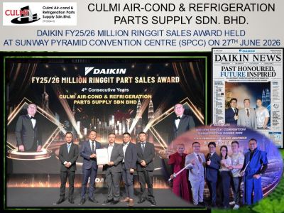 DAIKIN FY25/26 MILLION RINGGIT SALES AWARD HELD AT SUNWAY PYRAMID CONVENTION CENTRE ON 27-6-2026