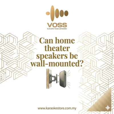Can home theater speakers be wall-mounted?