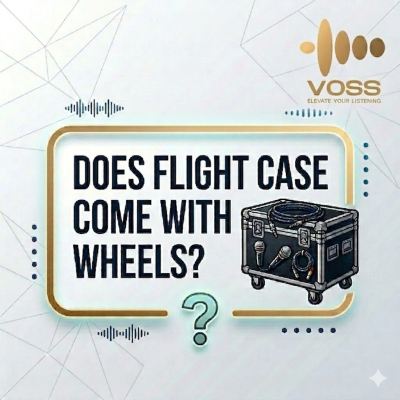 Does a flight case come with wheels?