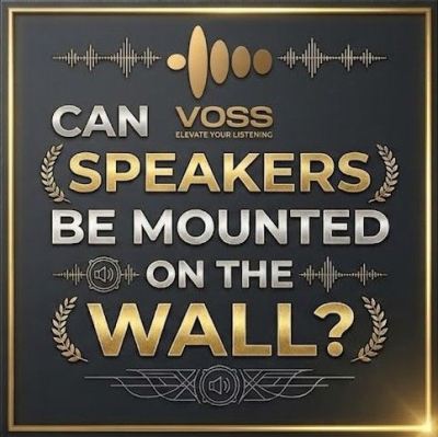 Can karaoke speakers be mounted on the wall?