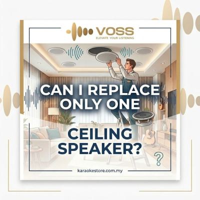 Can I replace only one ceiling speaker?