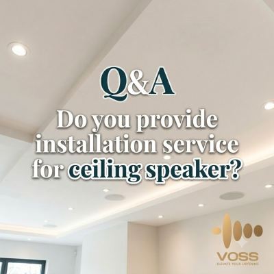 Do you provide installation service for ceiling speakers?