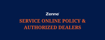 Zenne Online Service Policy & Authorized Dealers