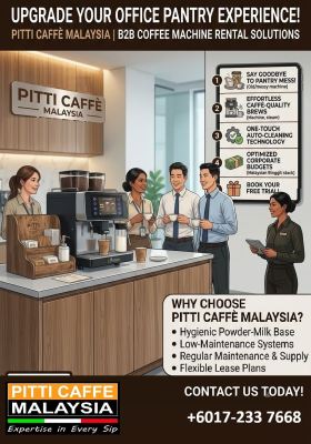Coffee Machine Rental in Malaysia - Upgrade your workplace pantry experience 