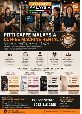 Coffee machine Rental in Malaysia- Our Team will serve You Better - PITTI CAFFE MALAYSIA