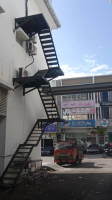 supply and installation fire escape staircase 
