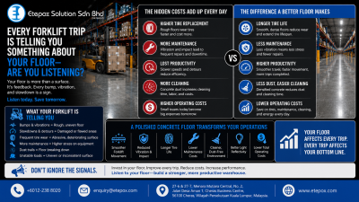 Every Forklift Trip Is Telling You Something About Your Floor��Are You Listening?