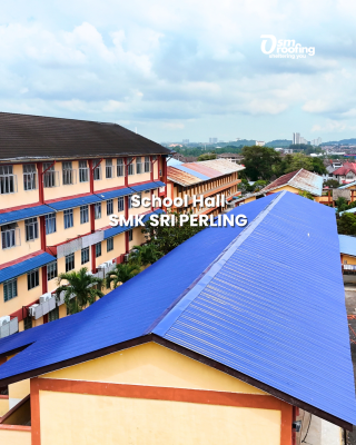 Designed to stand out from every angle, the new School Hall at SMK Sri Perling.