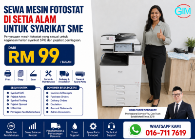 SEO Meta Title  Sewa Mesin Fotostat di Setia Alam untuk Syarikat SME | Copier Rental Selangor