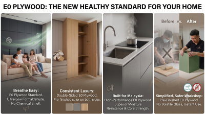 The Future of Cabinetry: Introducing Double-Sided Color E0 Plywood to Avenue Design