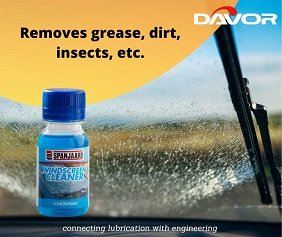 A Concentrated Cleaner For Addition To The Windscreen Washer Reservoir.