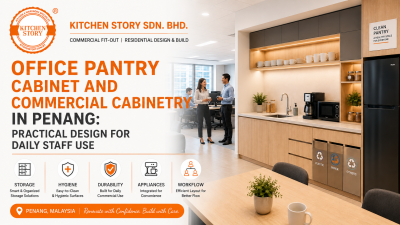 Office Pantry Cabinet and Commercial Cabinetry in Penang: Practical Design for Daily Staff Use