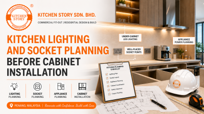 Kitchen Lighting and Socket Planning Before Cabinet Installation