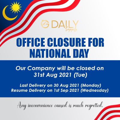 Closure Notices For National Day