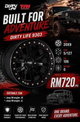 DIRTY LIFE FOR JEEP WRANGLER