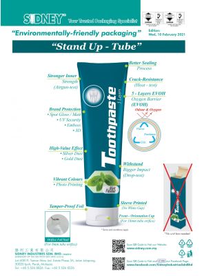 Environmental friendly packaging "Stand Up - Tube"