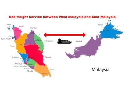 Sea freight from West Malaysia to East Malaysia