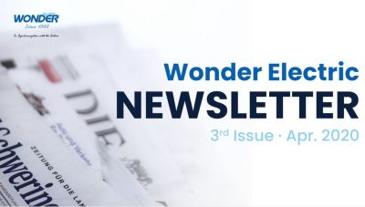 WONDER ELECTRIC NEWSLETTER 3rd Issue - April 2020