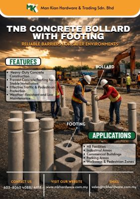 TNB Concrete Bollard with Footing   Built for Maximum Protection