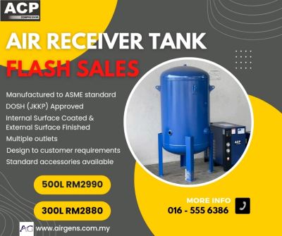 Flash Sales 500L Air Receiver Tank RM2990