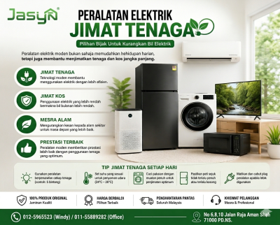 Peralatan Elektrik Jimat Tenaga: Pilihan Bijak Untuk Mengurangkan Bil Elektrik di Malaysia