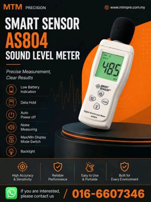 SMART SENSOR AS804 Sound Level Meter Malaysia
