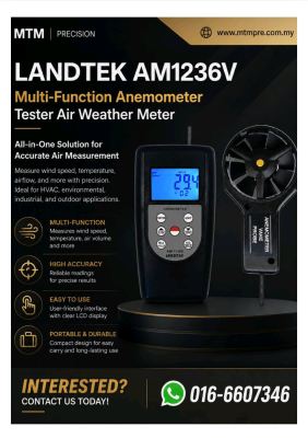 LANDTEK AM1236V Multi-Function Anemometer Malaysia