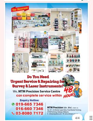 MTM Precision Survey Instrument Service Centre in Malaysia