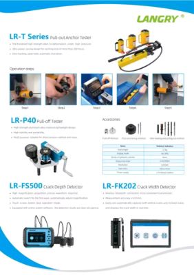 LANGRY Concrete Inspection & Structural Testing Instruments Malaysia