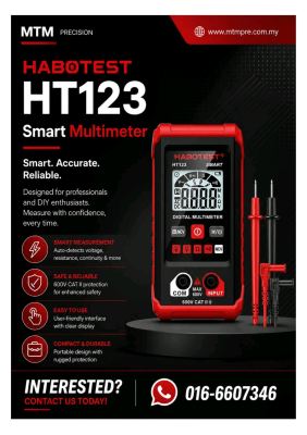 HABOTEST HT123 Smart Digital Multimeter