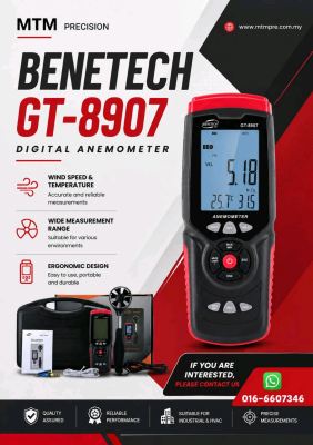 Benetech GT-8907 Digital Anemometer Malaysia